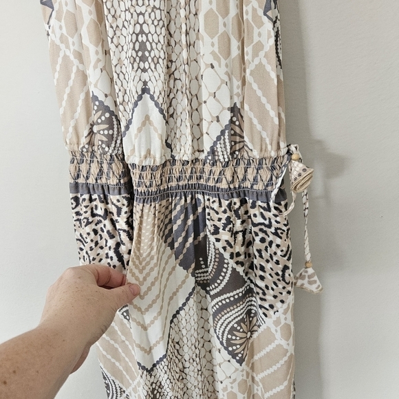 Hale Bob Cabana halter neck maxi dress size S - Picture 4 of 12